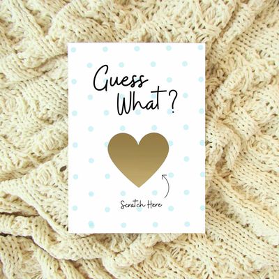 Pregnancy Announcement Scratchcard - Big Brother