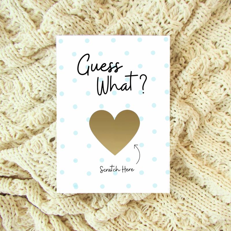 Pregnancy Announcement Scratchcard - Big Brother