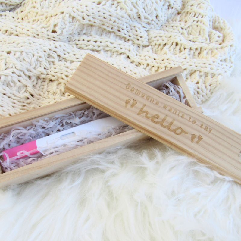 Pregnancy Test Announcement Box