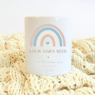 Money Box - Rainbow Blue