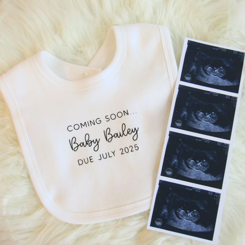 Pregnancy Announcement Bib
