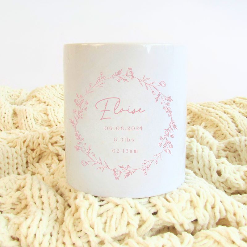 Money Box - Floral Pink