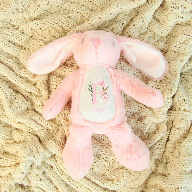 Personalised Bunny- Flopsy Pink
