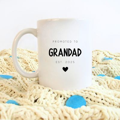 Promoted to Grandad Mug
