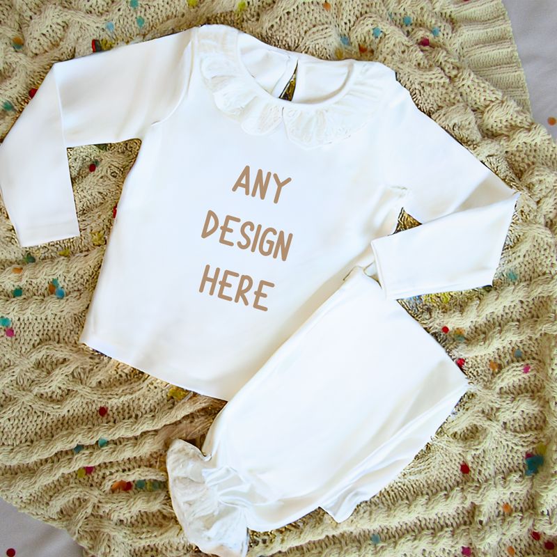 Frilled Personalised Pyjamas - Custom Design