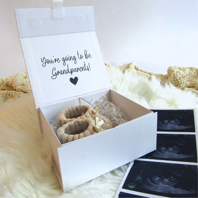 Pregnancy Announcement Booties