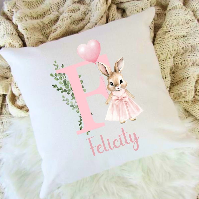 Personalised Pillow - Flopsy Pink
