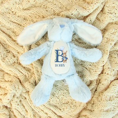 Personalised Bunny- Flopsy Blue
