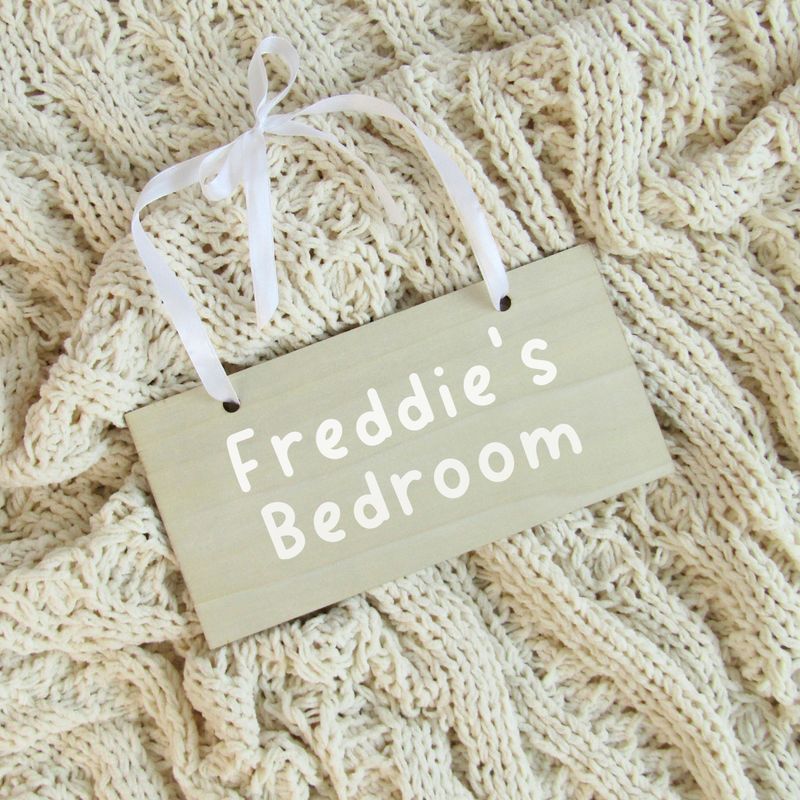Personalised Bedroom Door Sign