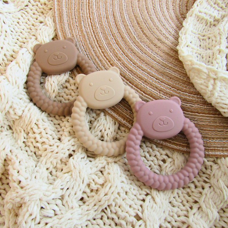 Bear-Shaped Teething Rings