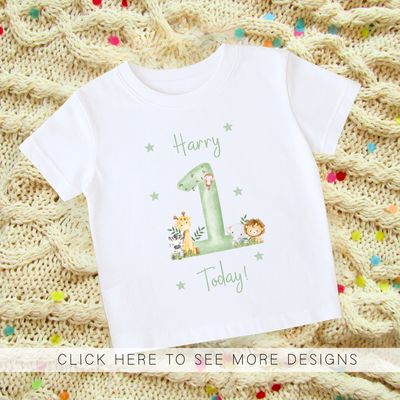 Personalised Boys Birthday T-Shirt
