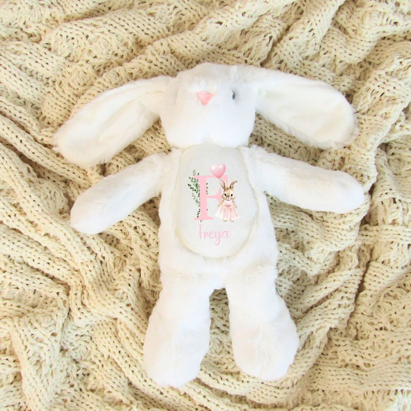 Personalised Bunny - Flopsy White