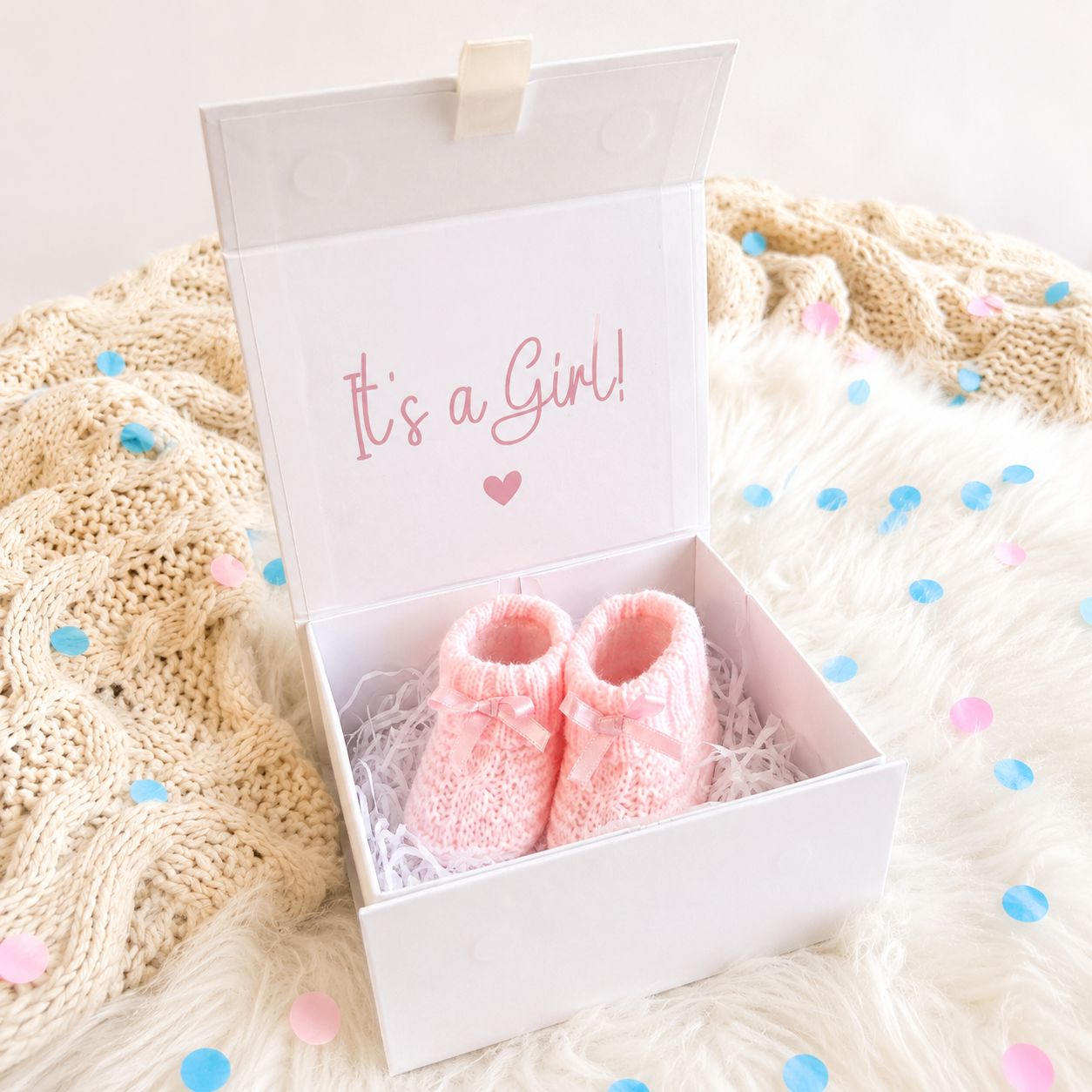 Gender Reveal Bootie Box Gender Reveal Bootie Box