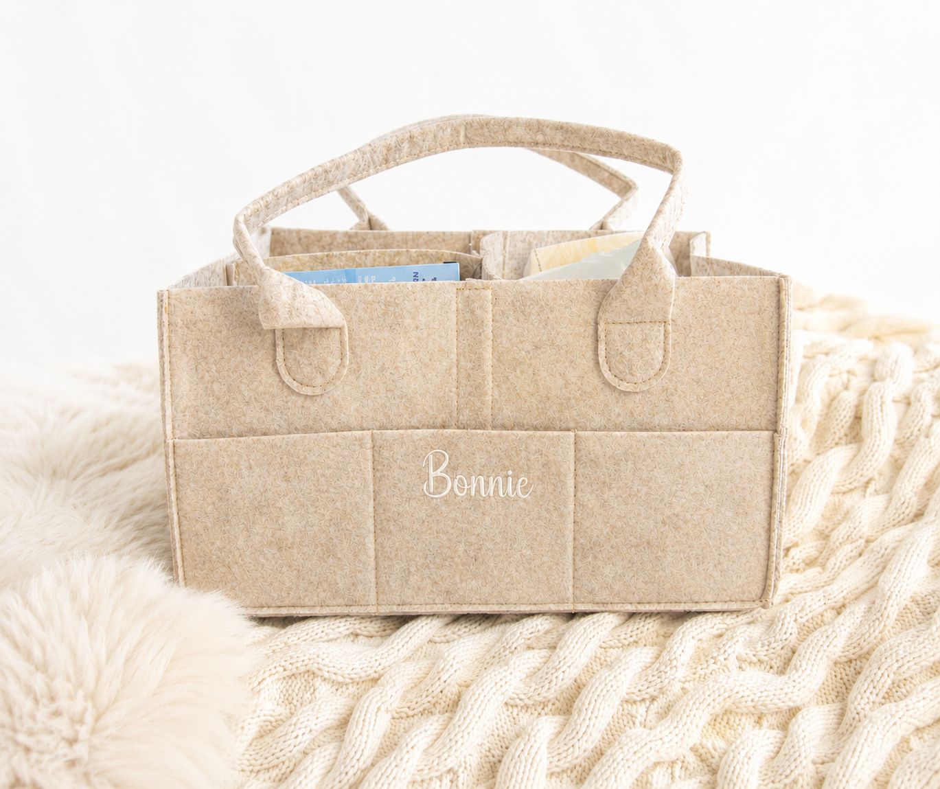 Personalised Nappy Caddy Personalised Nappy Caddy