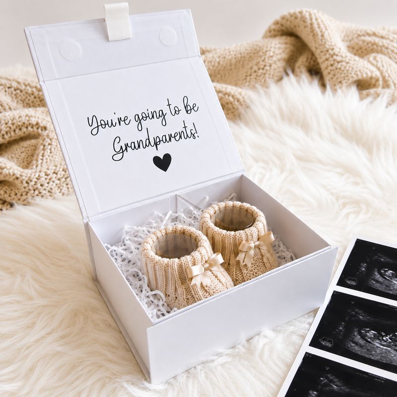 Pregnancy Announcement Booties