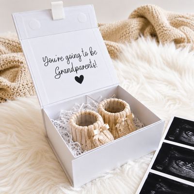 Pregnancy Announcement Booties Pregnancy Announcement Booties