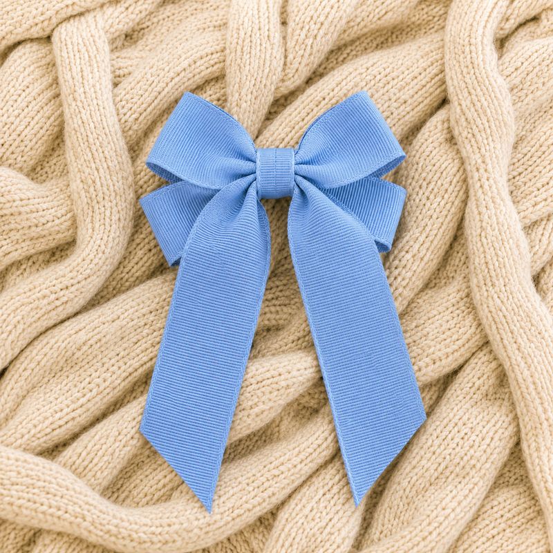 Personalised Hair Bow - Blue