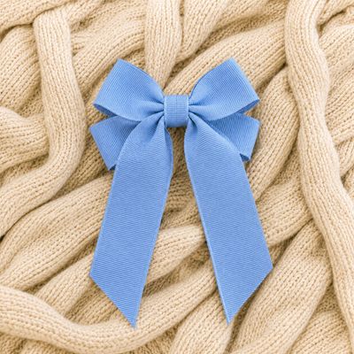 Personalised Hair Bow - Blue