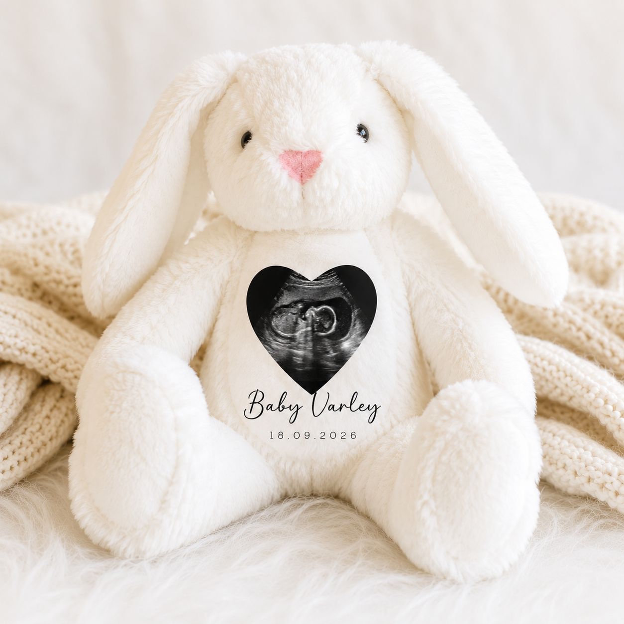 Scan Photo Personalised Bunny Scan Photo Personalised Bunny