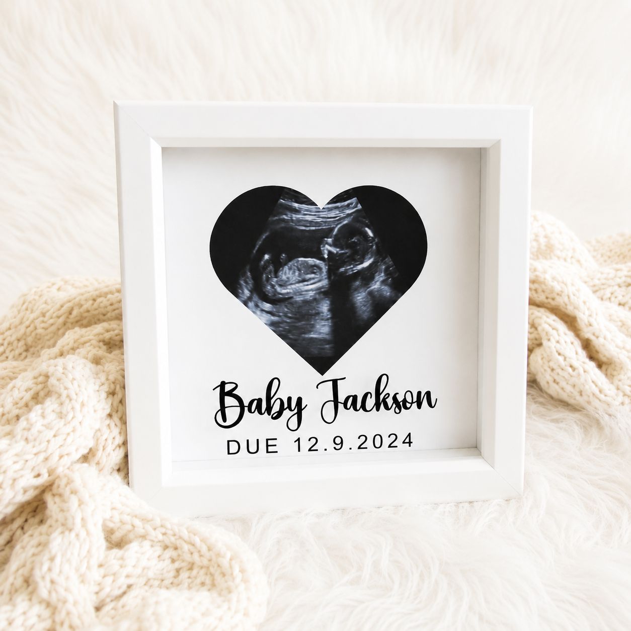 Scan Photo Personalised Box Frame Scan Photo Personalised Box Frame