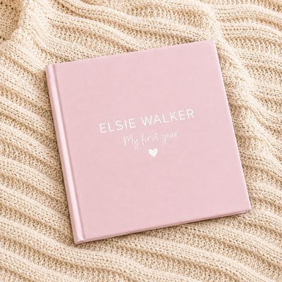 My First Year Photo Album - Pink My First Year Photo Album - Pink