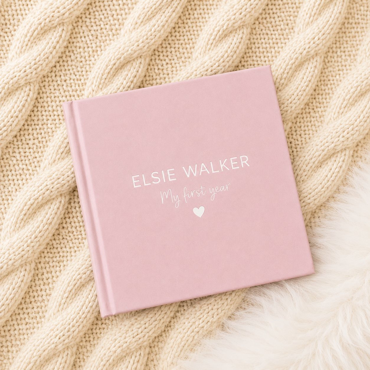 My First Year Photo Album - Pink My First Year Photo Album - Pink