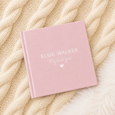 My First Year Photo Album - Pink My First Year Photo Album - Pink