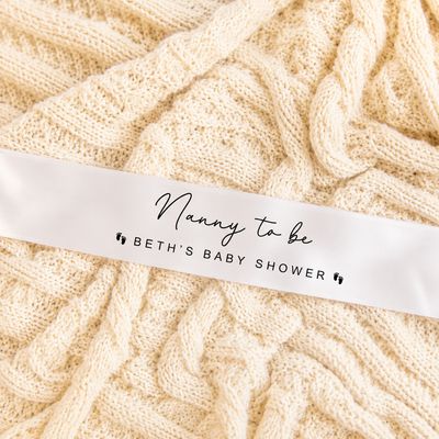 Baby Shower Sash - Grandparent Baby Shower Sash - Grandparent