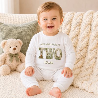 Birthday Pyjamas- Dinosaur Design Birthday Pyjamas- Dinosaur Design