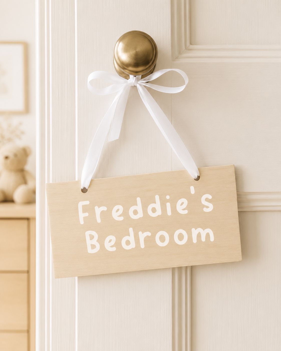 Personalised Bedroom Door Sign Personalised Bedroom Door Sign