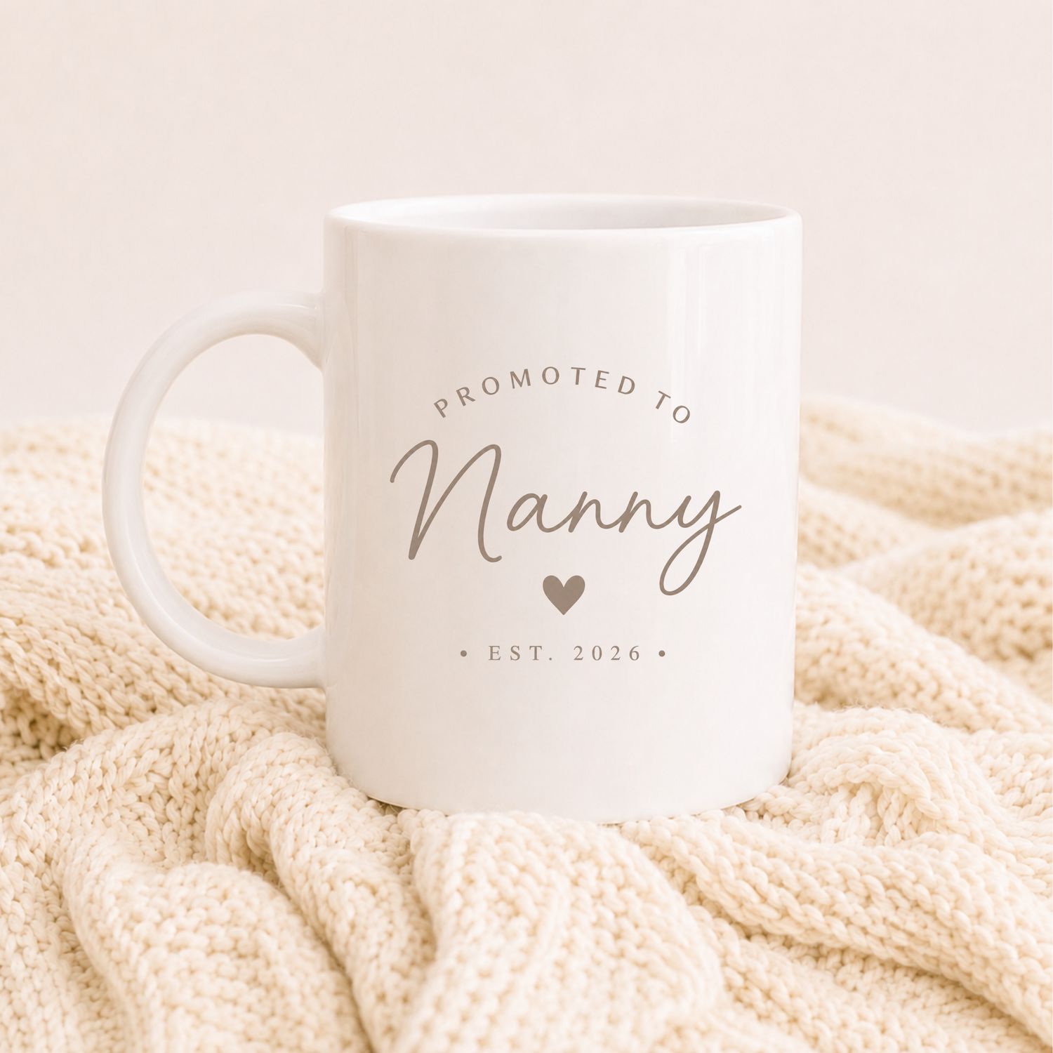 Promoted to Grandma / Nanny Mug Promoted to Grandma / Nanny Mug