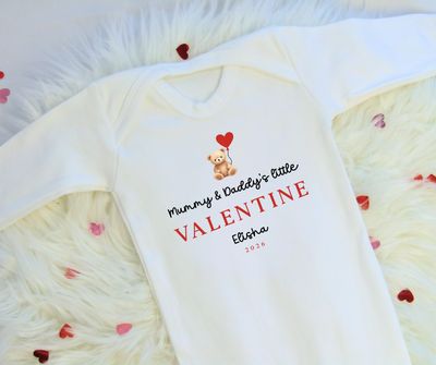 My First Valentines Sleepsuit