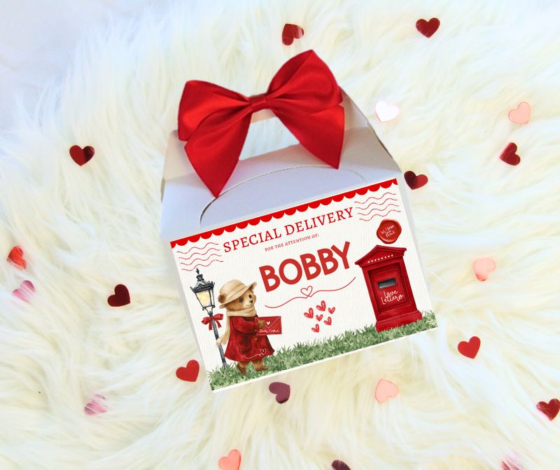 Valentines Treat Box - Bunny Theme