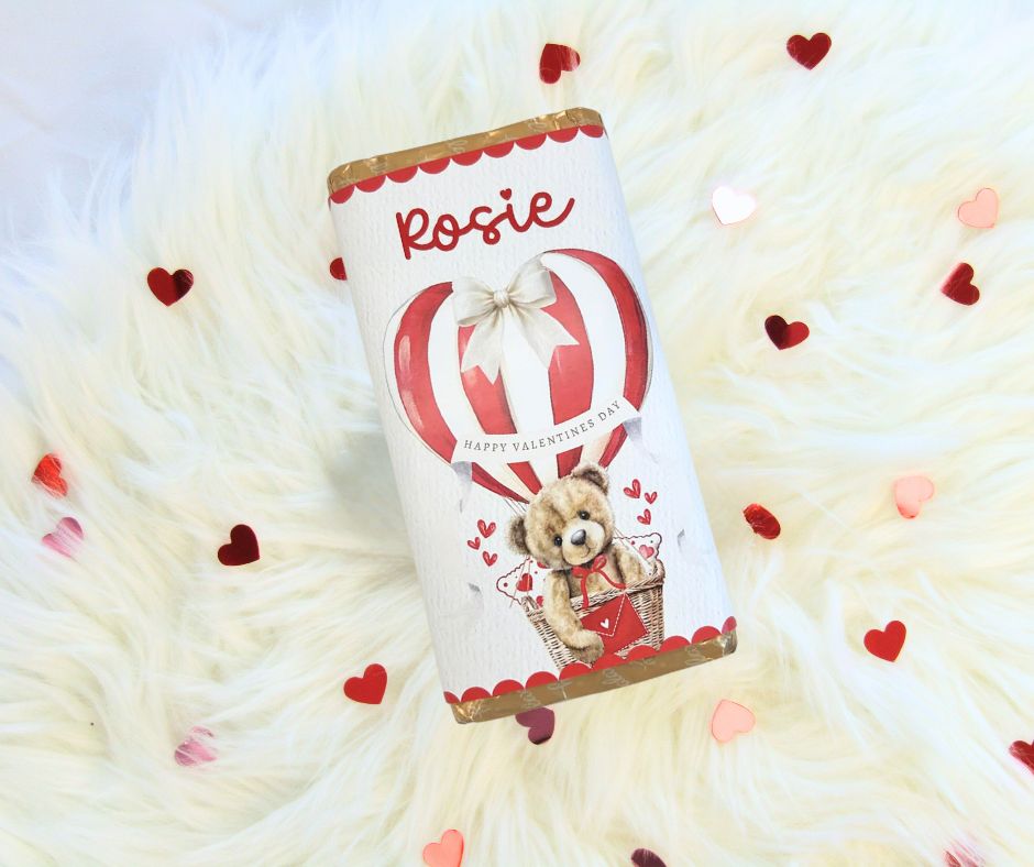 Valentines Personalised Chocolate Bar