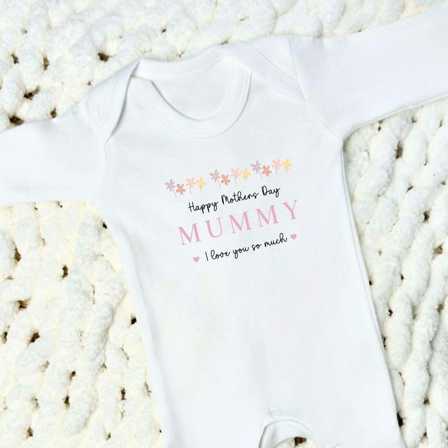 Happy Mothers Day Sleepsuit