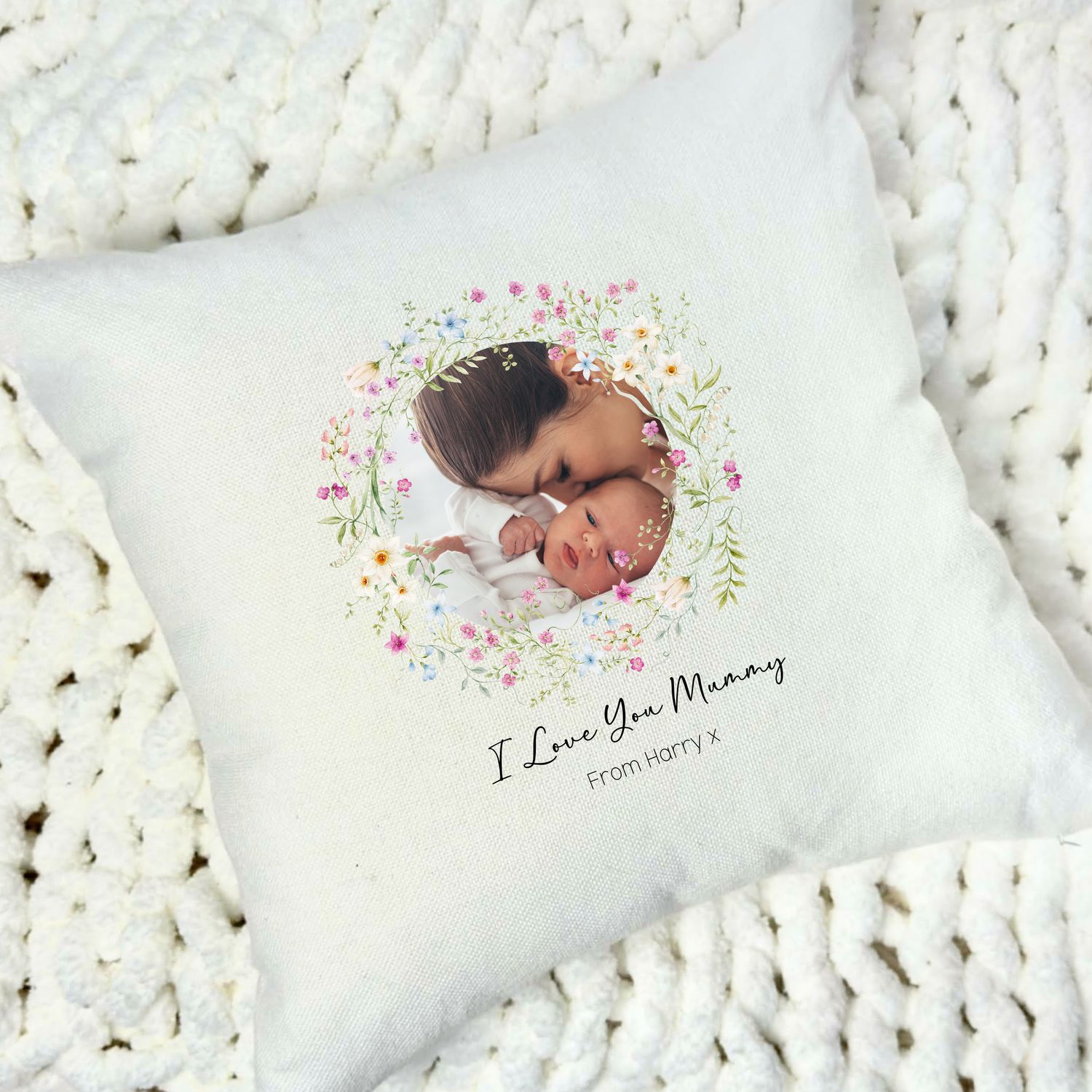 Mothers Day Photo Pillow