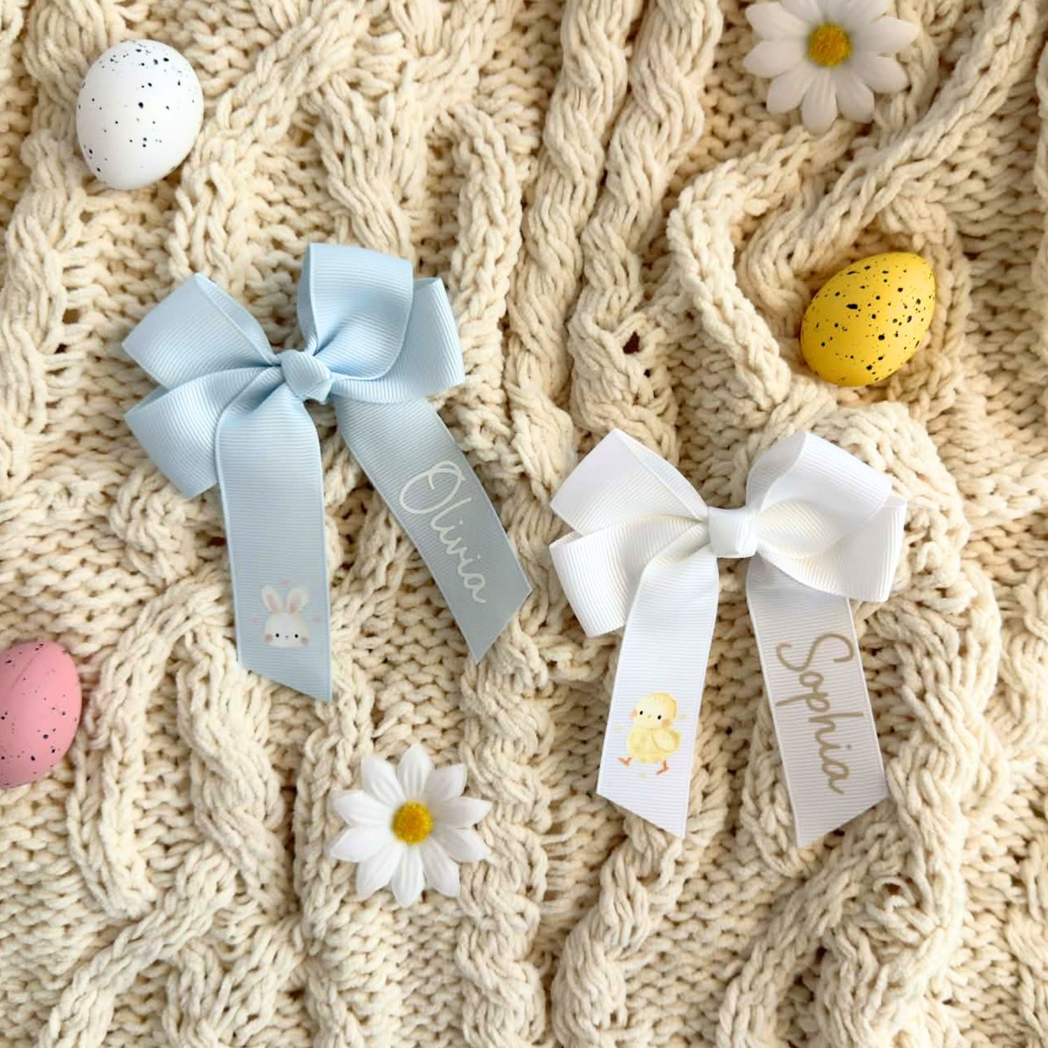 Easter Hair Bows