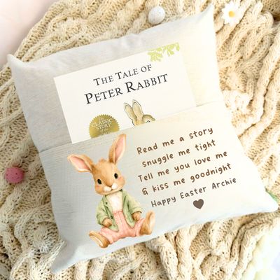 Easter Story book Pillow - Bunny Design Easter Story book Pillow - Bunny Design