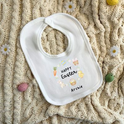 Happy Easter Bib