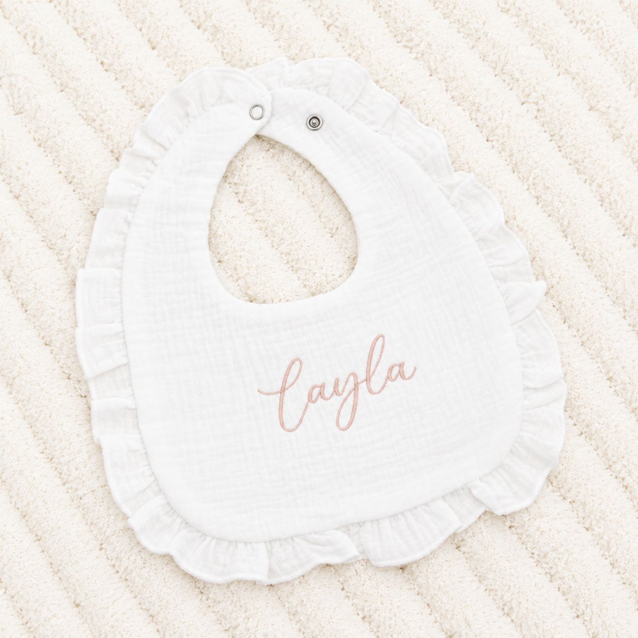 Personalised Frill Bib