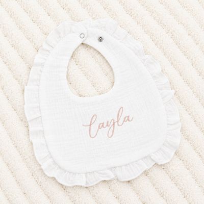 Personalised Frill Bib