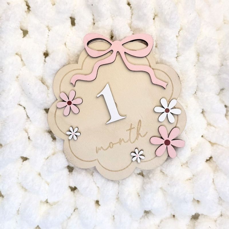 Girl's Milestone Sign