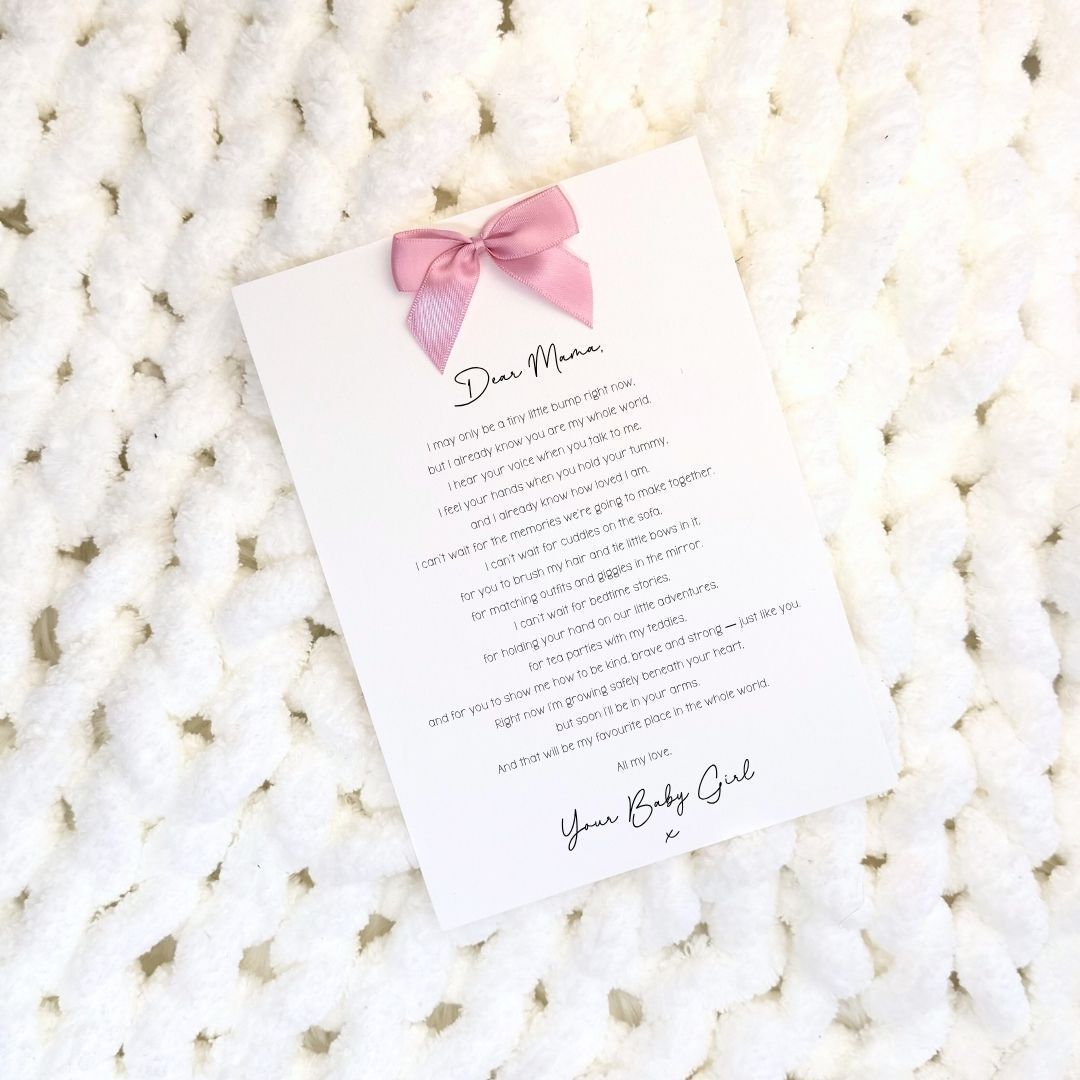 Dear Mama Poem Print