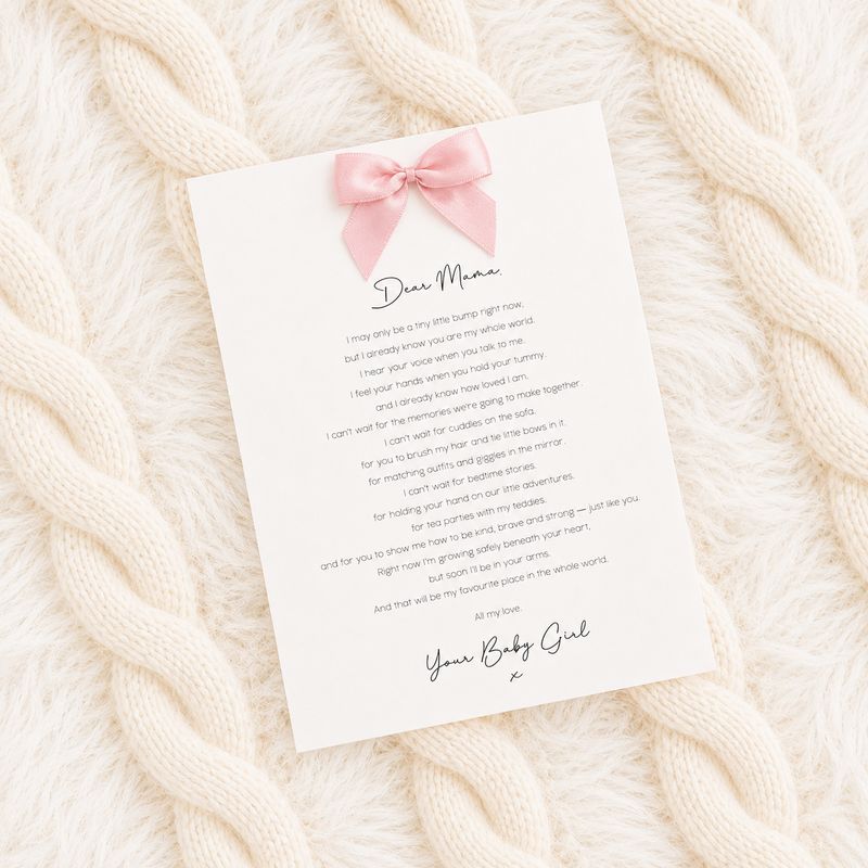 Dear Mama Poem Print