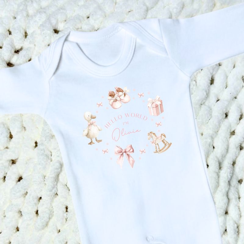 Welcome to the World - Girly Design