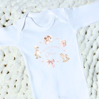 Welcome to the World - Girly Design