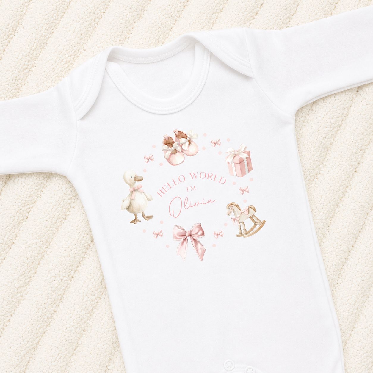 Welcome to the World - Girly Design