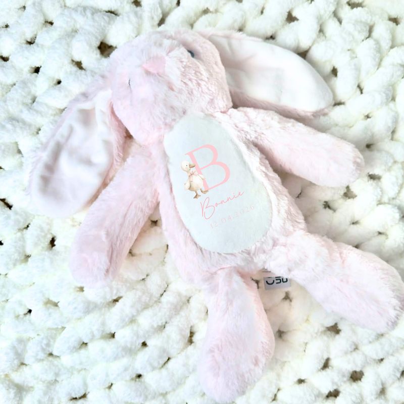 Personalised Birth Bunny - Pink
