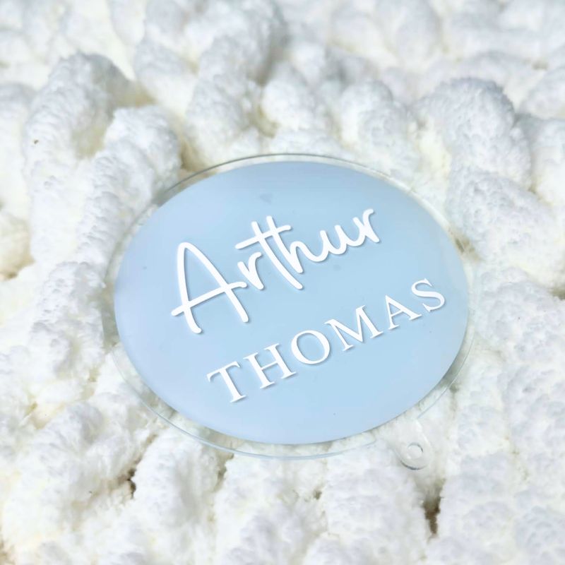 Personalised Announcement Plaque