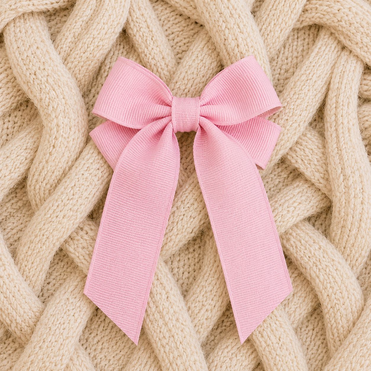 Personalised Hair Bow - Pink Personalised Hair Bow - Pink